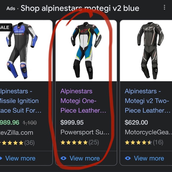 Alpinestars Motegi v2 1-piece track suit - Picture 8 of 8